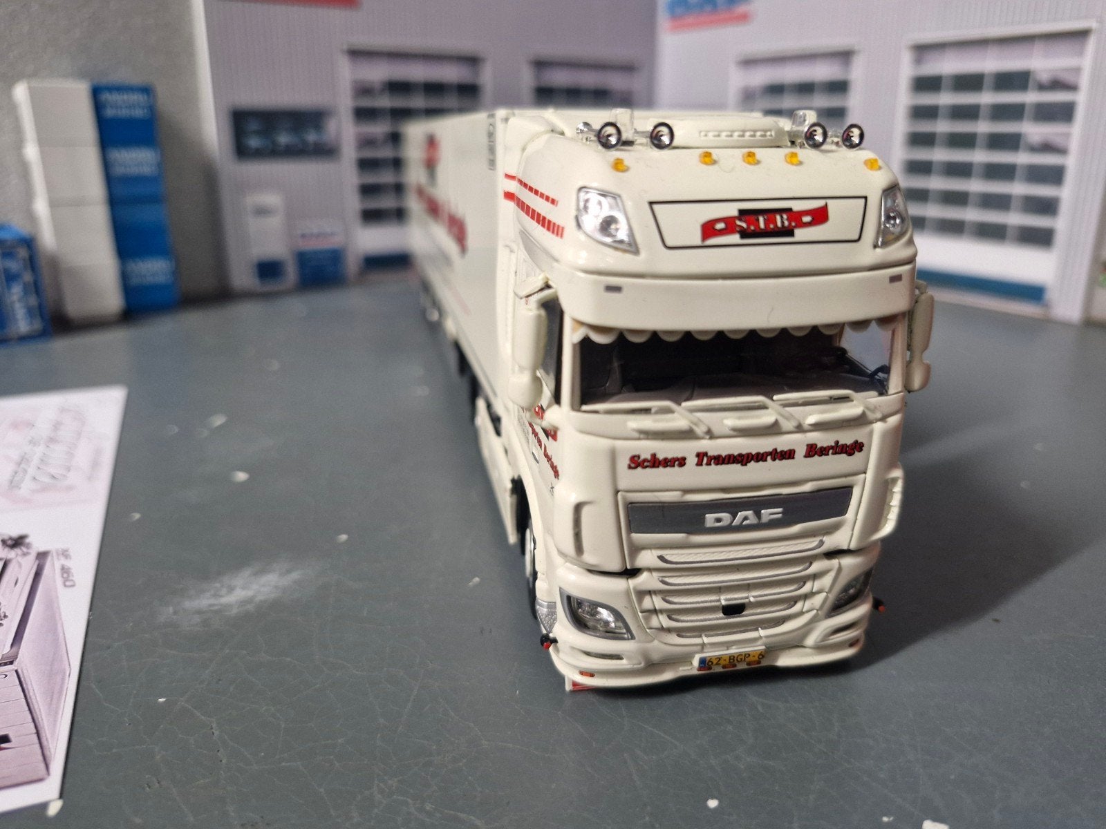 daf XF met koeltrailer tekno S.T.B., Ophalen of Verzenden, Zo goed als nieuw, Bus of Vrachtwagen, Tekno