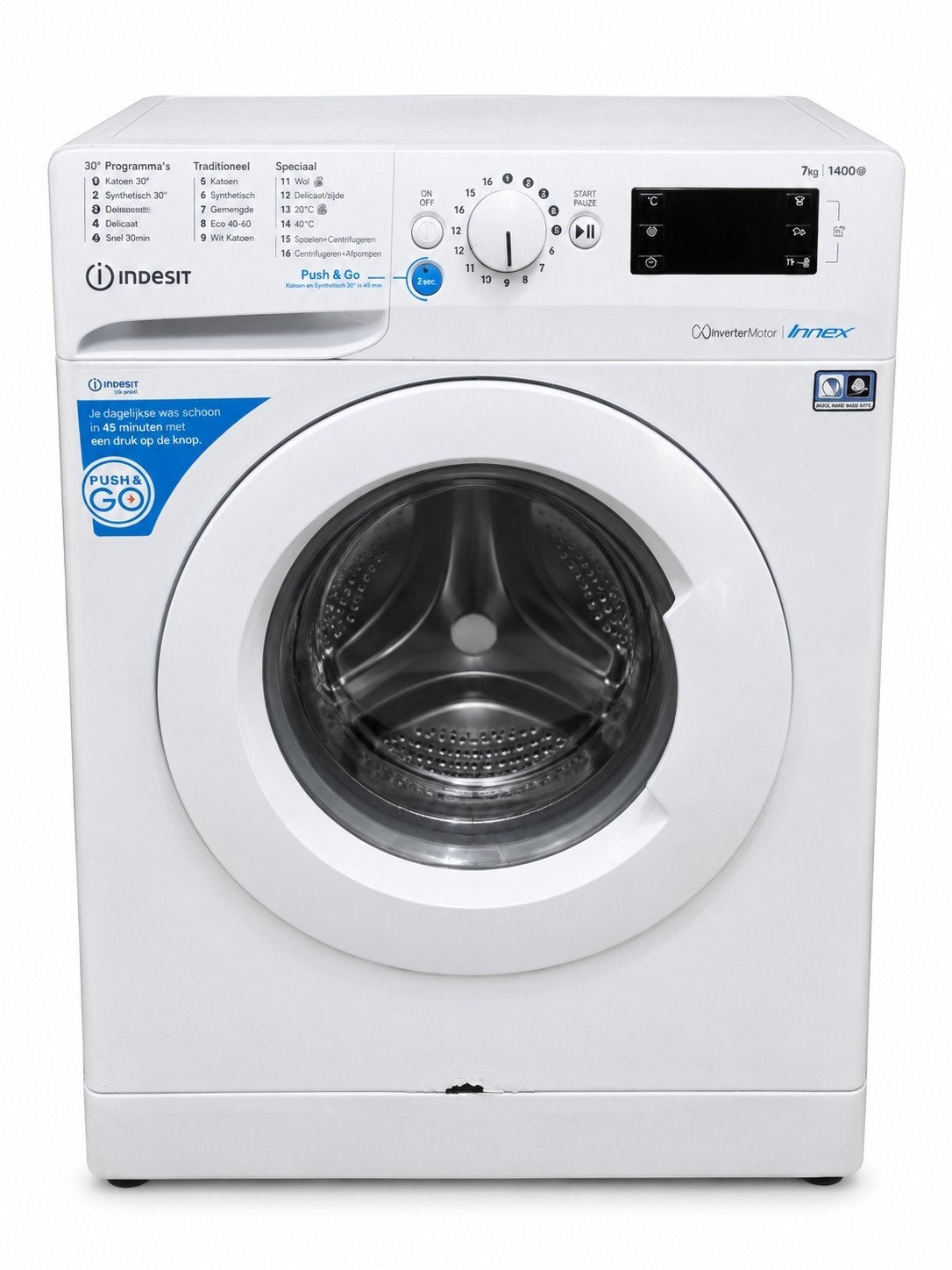 wasmachine indesit, Ophalen, 6 tot 8 kg, Gebruikt, Overige typen