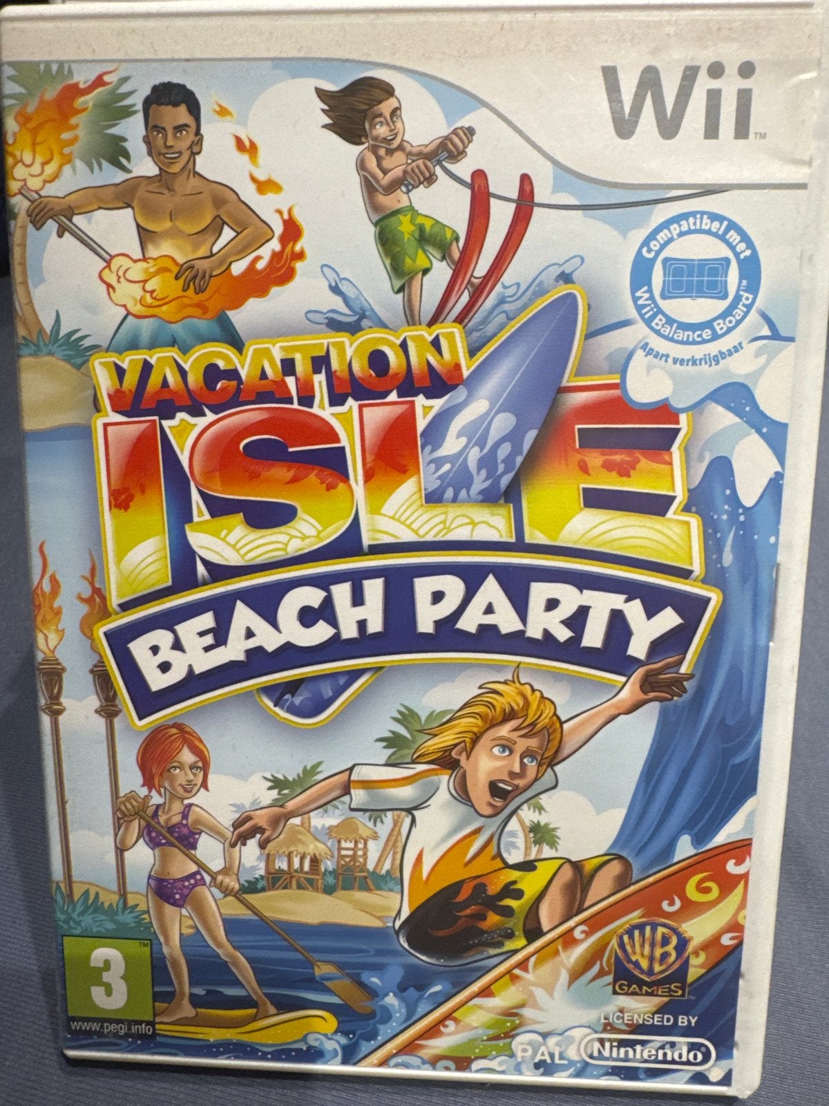 Vacation Isle: Beach Party - Wii Game (Compatibel met Balanc, Ophalen of Verzenden, Gebruikt, Zonder controller, Met Balance Board