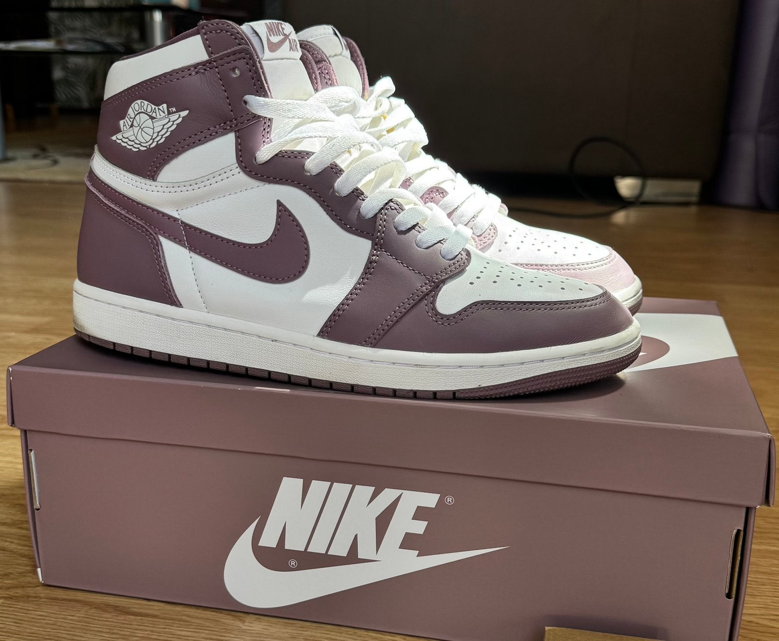 Air Jordan 1 High OG, Wit, Overige typen, Ophalen of Verzenden, Zo goed als nieuw