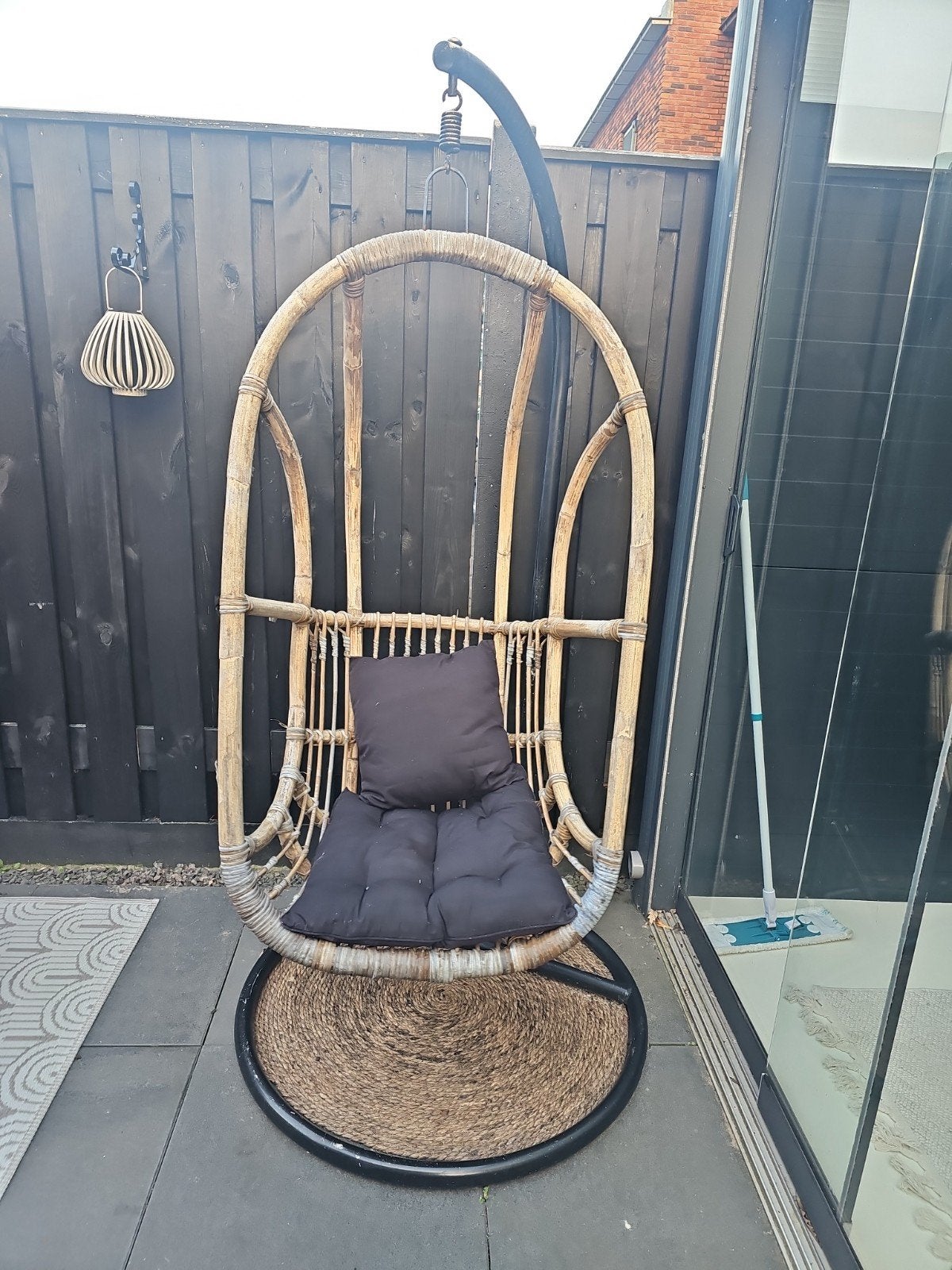 HANGSTOEL SCHOMMELSTOEL MET IJZEREN STAAL, Ophalen of Verzenden