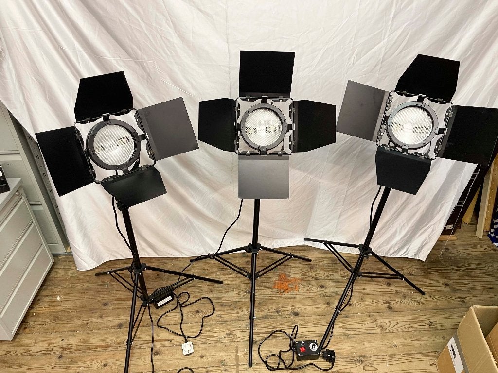 StudioKing Dimbare Studiolampen(800W )3 lampen met statieven, N, Overige typen, Ophalen of Verzenden, N