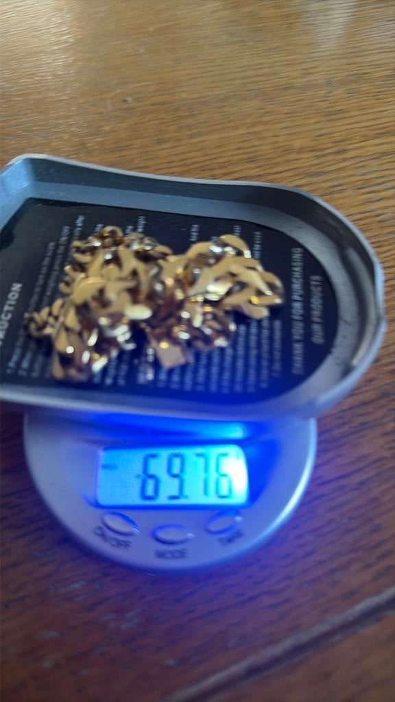 Gouden ketting 69.79 gram 24 karaat goud, Ophalen of Verzenden, Zo goed als nieuw, Goud