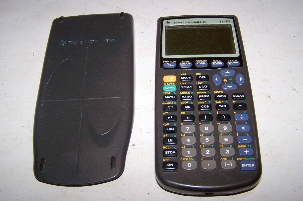 Texas Instruments TI-83 wetenschappelijke rekenmachine. Izgs, Ophalen of Verzenden, Grafische rekenmachine, Zo goed als nieuw