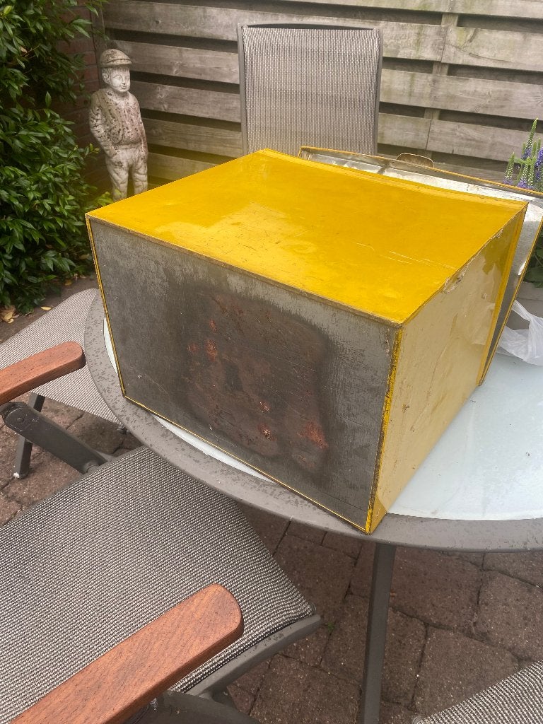 Blikken winkeltrommel Van Nelle, Verzamelen, Blikken, Ophalen, Gebruikt, Koffie, Van Nelle