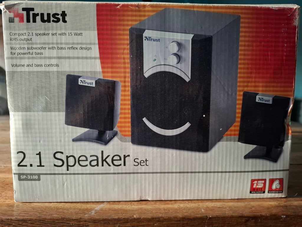 2.1 speaker Set, Computers en Software, Ophalen, Zo goed als nieuw, Audiokanaal 2.1, Trust Gaming