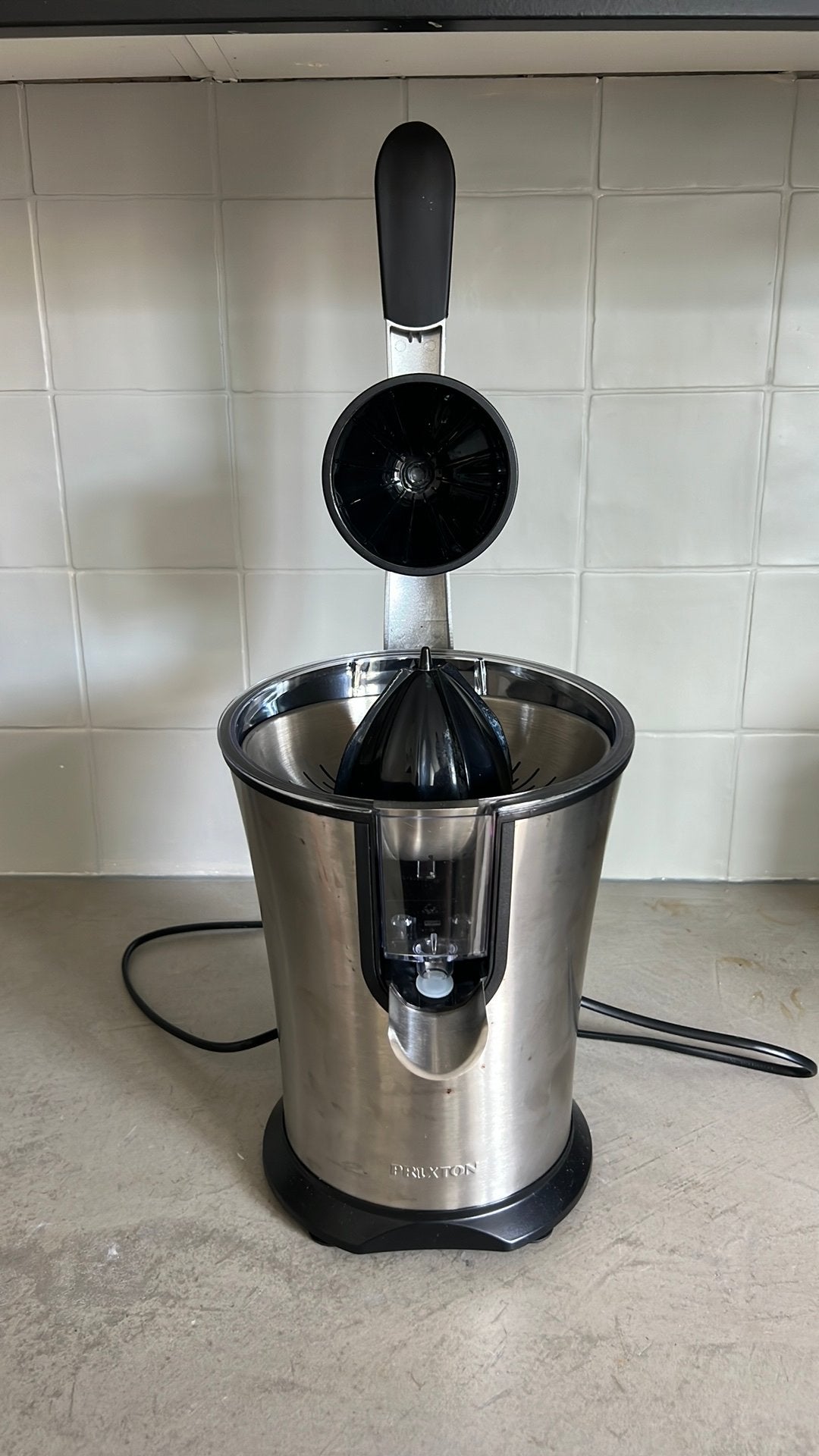 Citruspers, Witgoed en Apparatuur, Juicers, Ophalen, Zo goed als nieuw, Citruspers