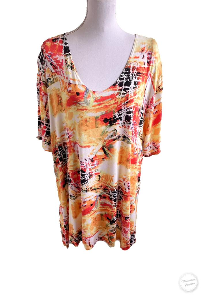 Mooi t-shirt van Magna 52, Kleding | Dames, Grote Maten, Gedragen, Shirt of Top, Overige kleuren, Ophalen of Verzenden