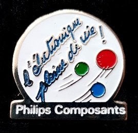 Philips Composants pin (2), Verzamelen, Verzenden, Nieuw, Merk, Speldje of Pin