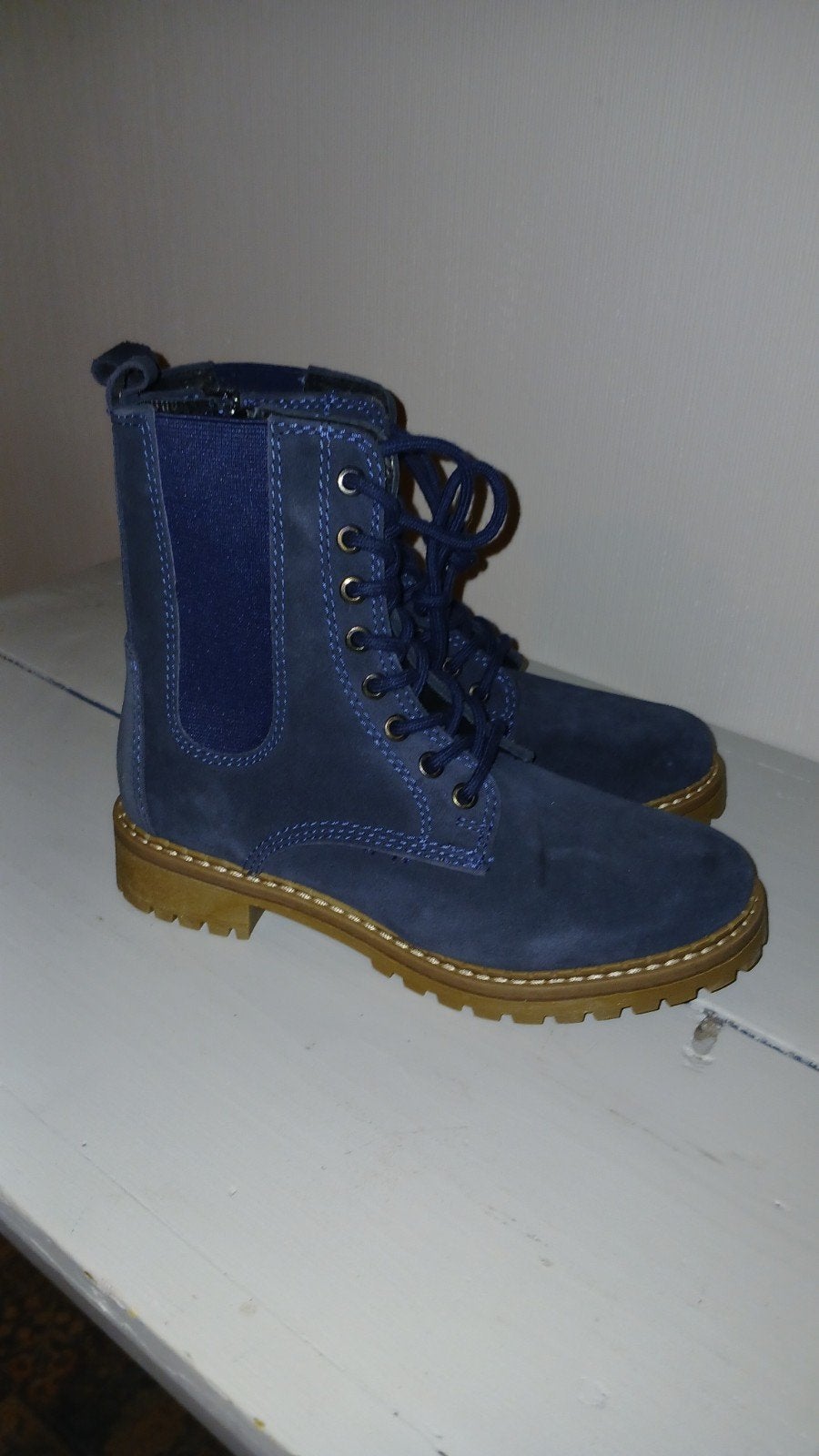 2 Paar enkellaarsje nieuw maat 36, Kleding | Dames, Ophalen of Verzenden, Nieuw, Blauw