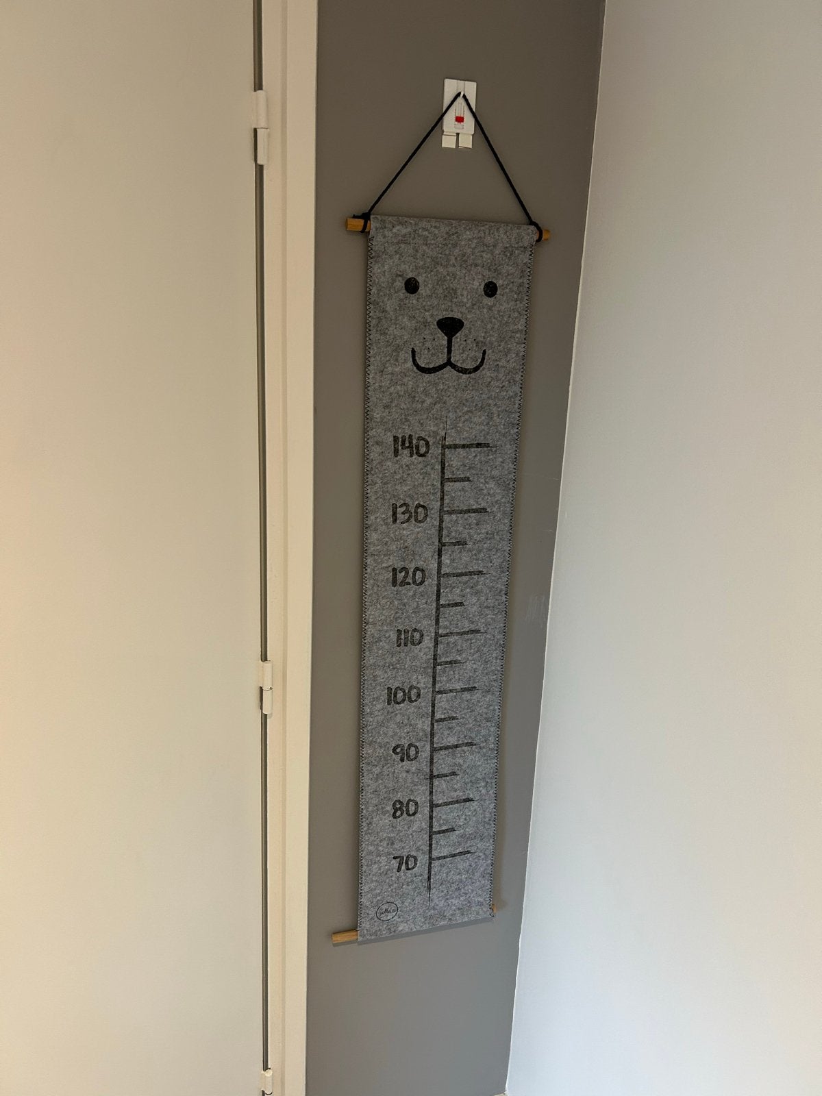 Groeimeter met beertjesdesign voor kinderkamer, Ophalen, Gebruikt