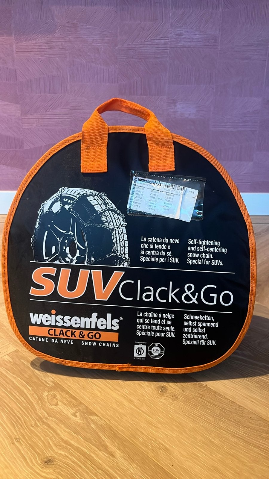 Weissenfels Clack & Go SUV sneeuwkettingen (NR8), Auto diversen, Ophalen of Verzenden, Zo goed als nieuw