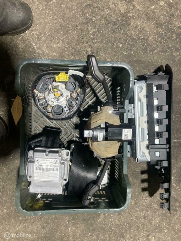 Airbagset Volkswagen Polo 6C ('14-'17), Auto-onderdelen, Dashboard en Schakelaars, Gebruikt, Ophalen of Verzenden