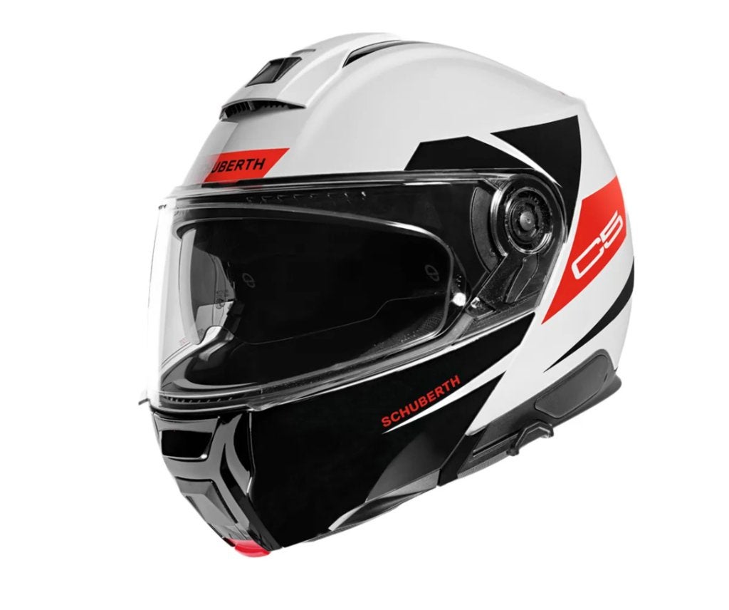 Schuberth C5 Eclipse Red maat XXL, Motoren, Kleding | Motorhelmen, Systeemhelm, XXL, Overige merken, Nieuw met kaartje, Ophalen of Verzenden