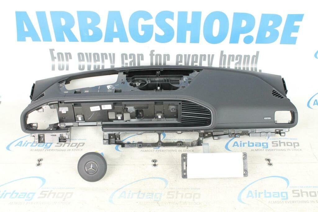 Airbag set Dashboard HUD grijs stiksel Mercedes GLE W167