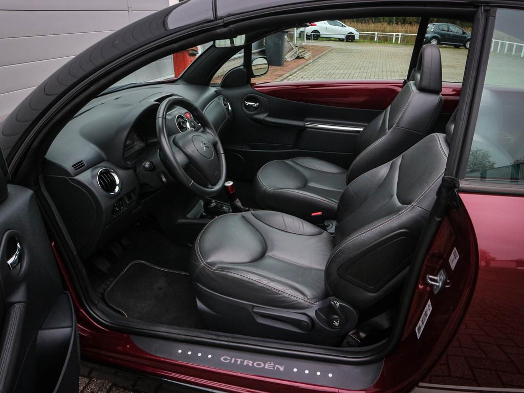 Citroën C3 Pluriel 1.4i Charleston | Clima | Leer | Lichtme, Auto's, Voorwielaandrijving, 15 km/l, Zwart, 4 stoelen