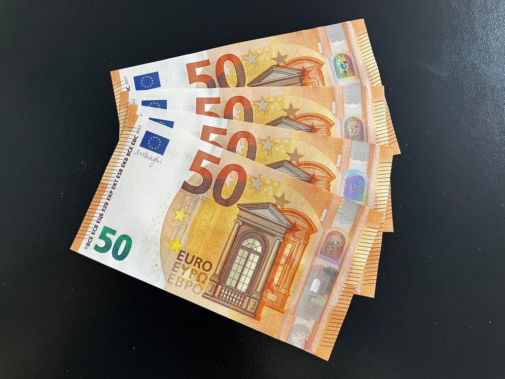 €50,-Draghi - UNC - P001A1 - nog maar 1 beschikbaar!!, Ophalen of Verzenden, Euro's