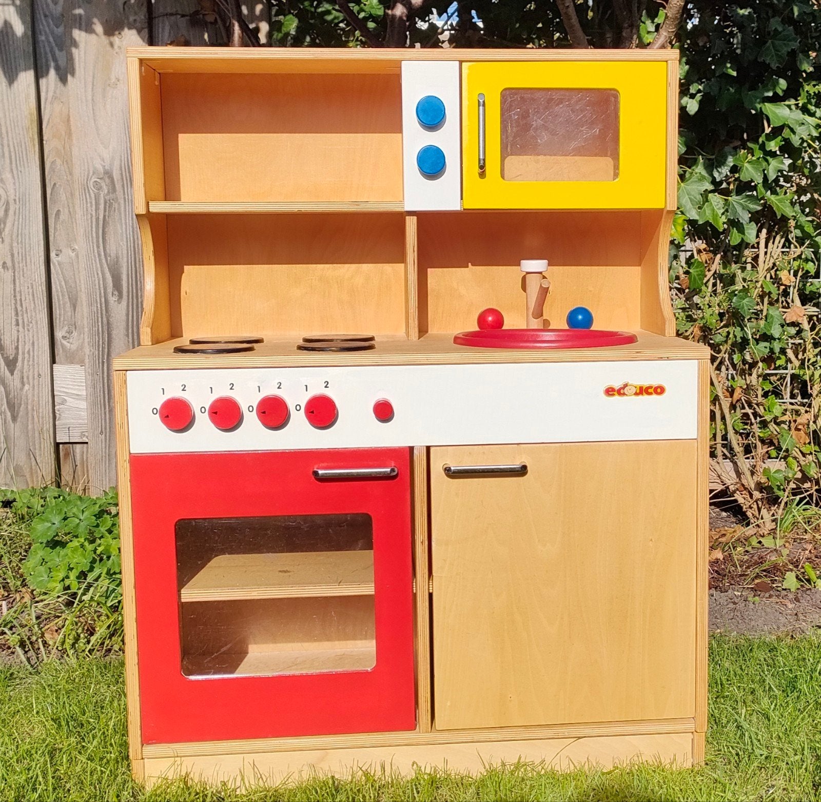 Educo speelkeuken, Ophalen, Gebruikt, Hout, Speelkeuken