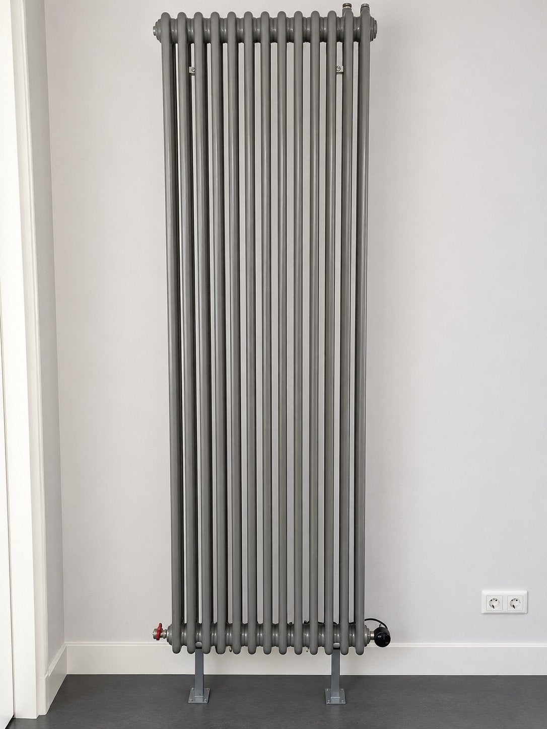 Design ledenradiator – 200 x 60 cm – grijs – nette staa, Ophalen, 60 tot 150 cm, Radiator, 80 cm of meer