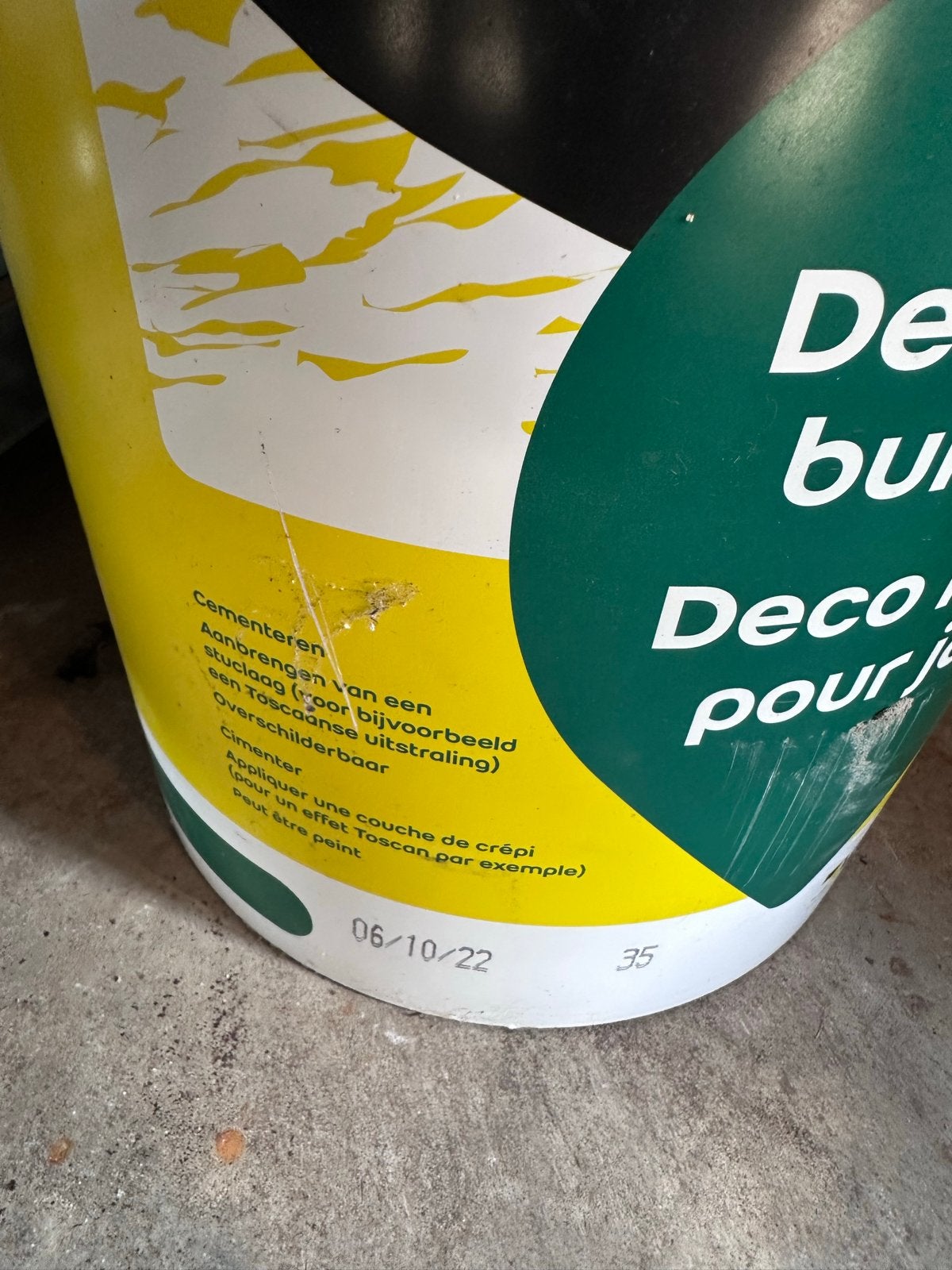 Decoratieve buitenstuc / Deco mortier voor tuin, Ophalen, Overige kleuren, Nieuw, Verf