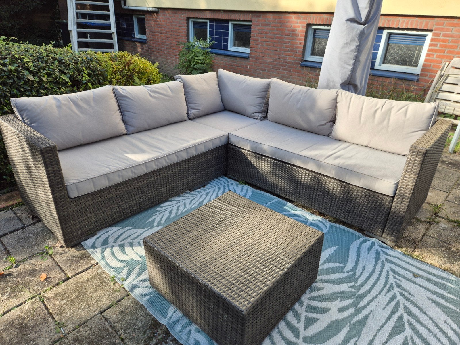 Loungeset incl. kussens., Ophalen, 5 zitplaatsen, Gebruikt, Loungeset
