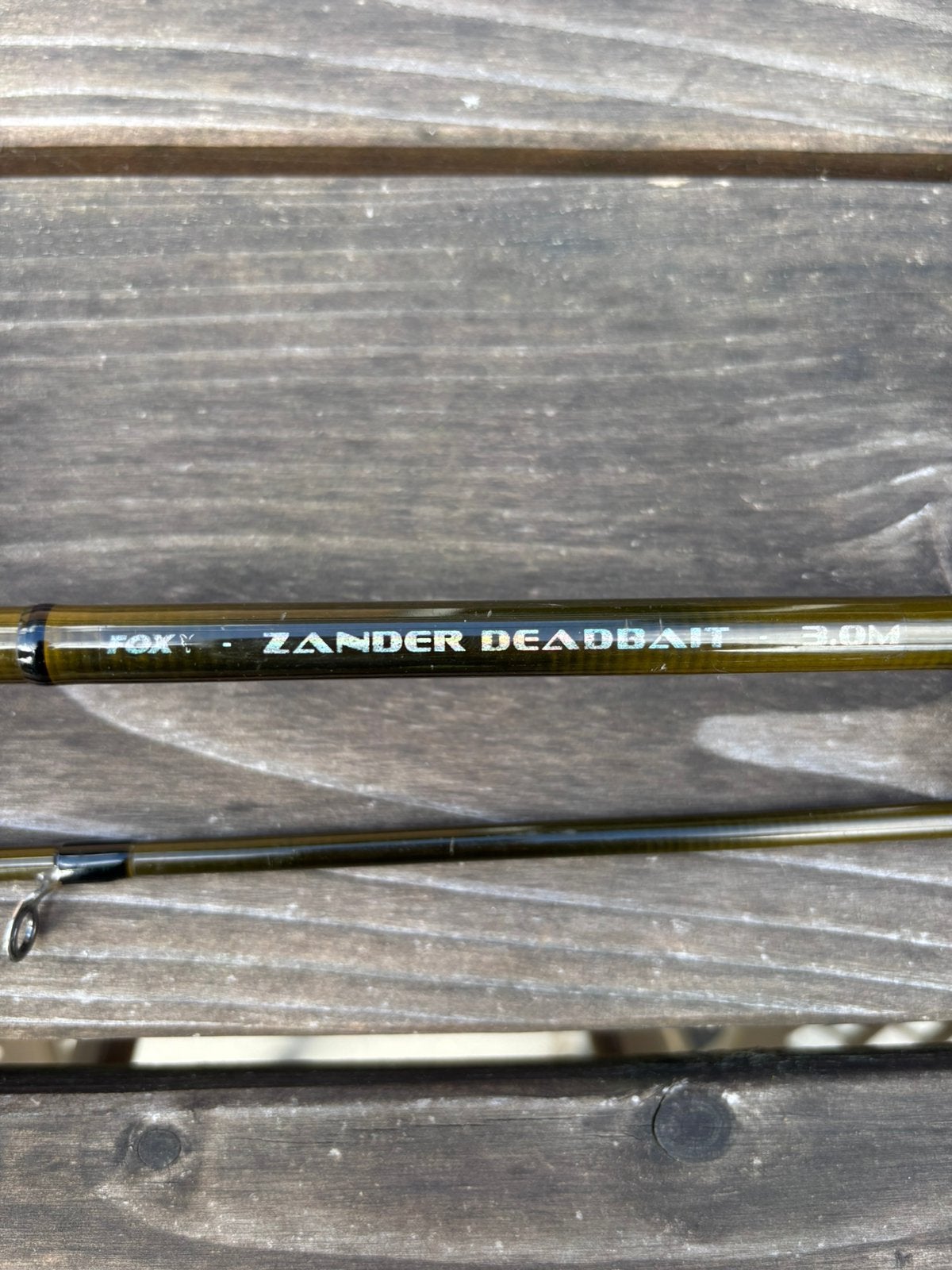 Fox zander deadbait 3 meter, Watersport en Boten, Hengelsport | Roofvissen, Ophalen, Gebruikt, Werphengel