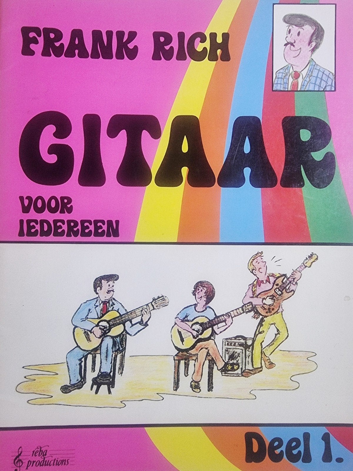 Frank Rich Gitaar voor Iedereen Deel 1 - Gitaarlesboek G42, Verzenden, Les of Cursus, Populair, Gitaar