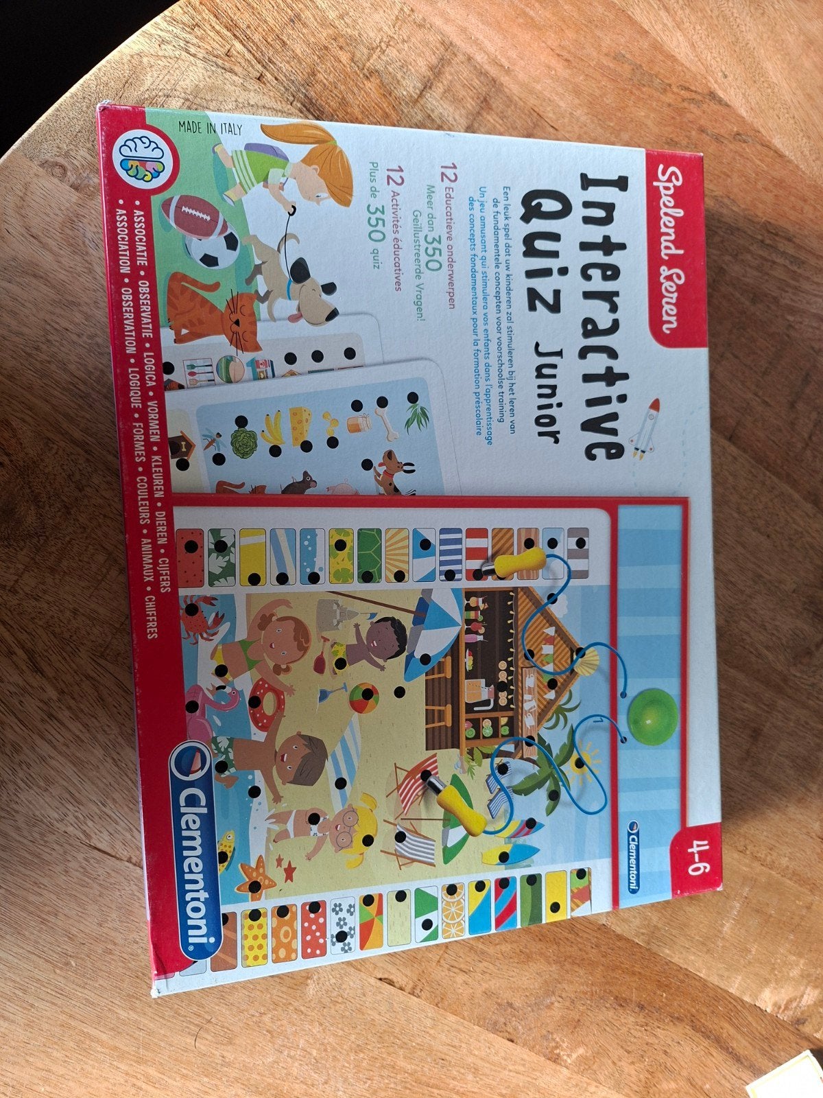 Clementoni Interactieve Quiz Junior, Ophalen of Verzenden, Zo goed als nieuw, Puzzelen