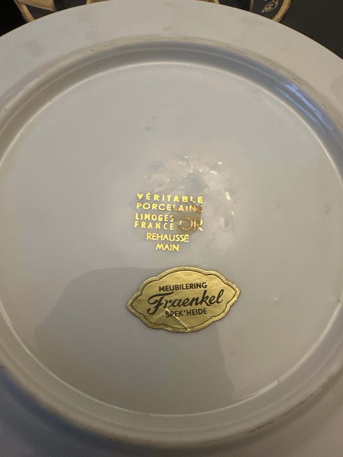 Vintage Limoges Porseleinen Servies - Handbeschilderd, Ophalen of Verzenden