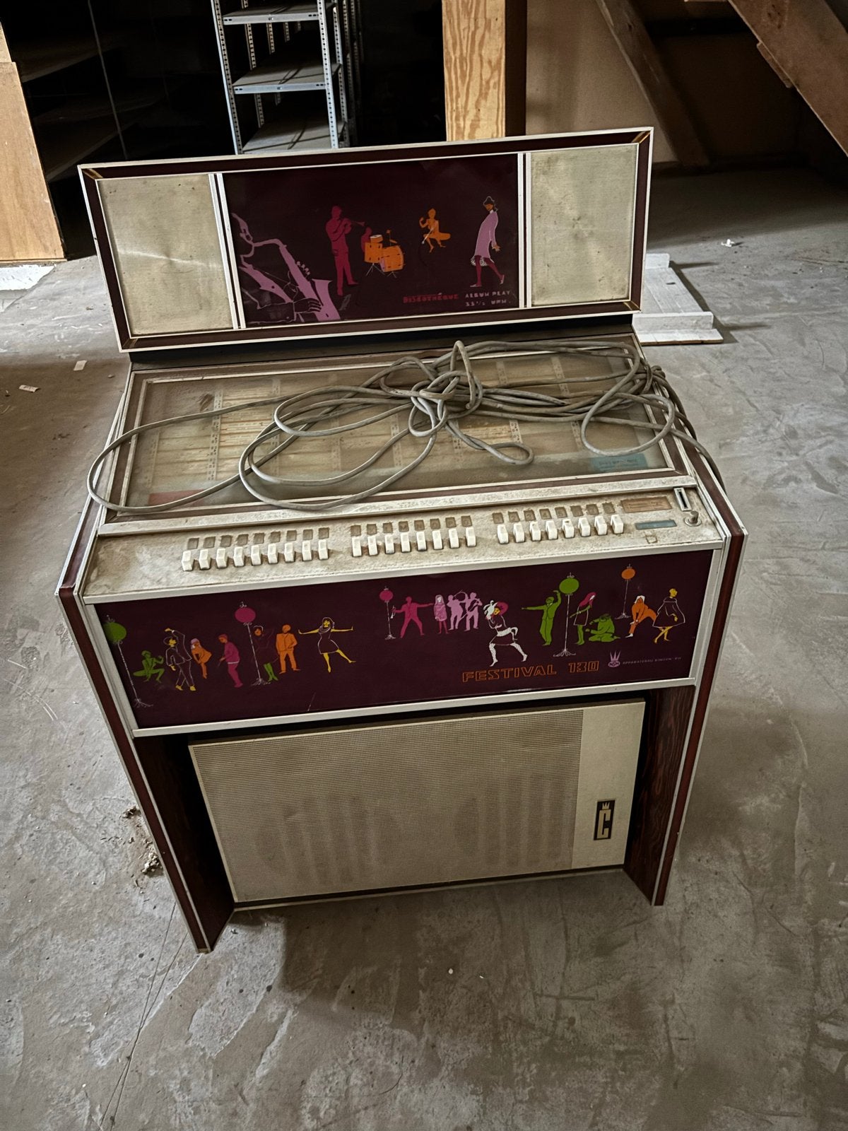 Vintage Jukebox Festival 100 - Jaren '60, Verzamelen, Automaten | Jukeboxen, Ophalen, Gebruikt, 1960 tot 1970, Overige merken
