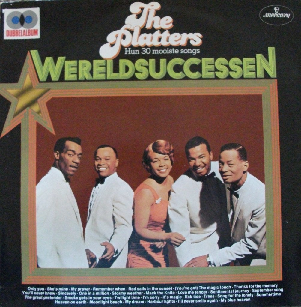 Dubbel LP The Platters - Wereldsuccessen, Zo goed als nieuw, 12 inch, Dubbel-LP, Dubbel-LP