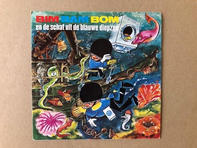 Bim Bam Bom de schat van de blauwe diepzee Bio Tex reclame, Gebruikt, Ophalen of Verzenden, EP, Kinderen en Jeugd