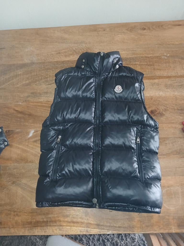 Authentieke Moncler Zwarte Donzen Bodywarmer – Maat [X], Kleding | Heren, Bodywarmers, Ophalen, Zo goed als nieuw, Zwart