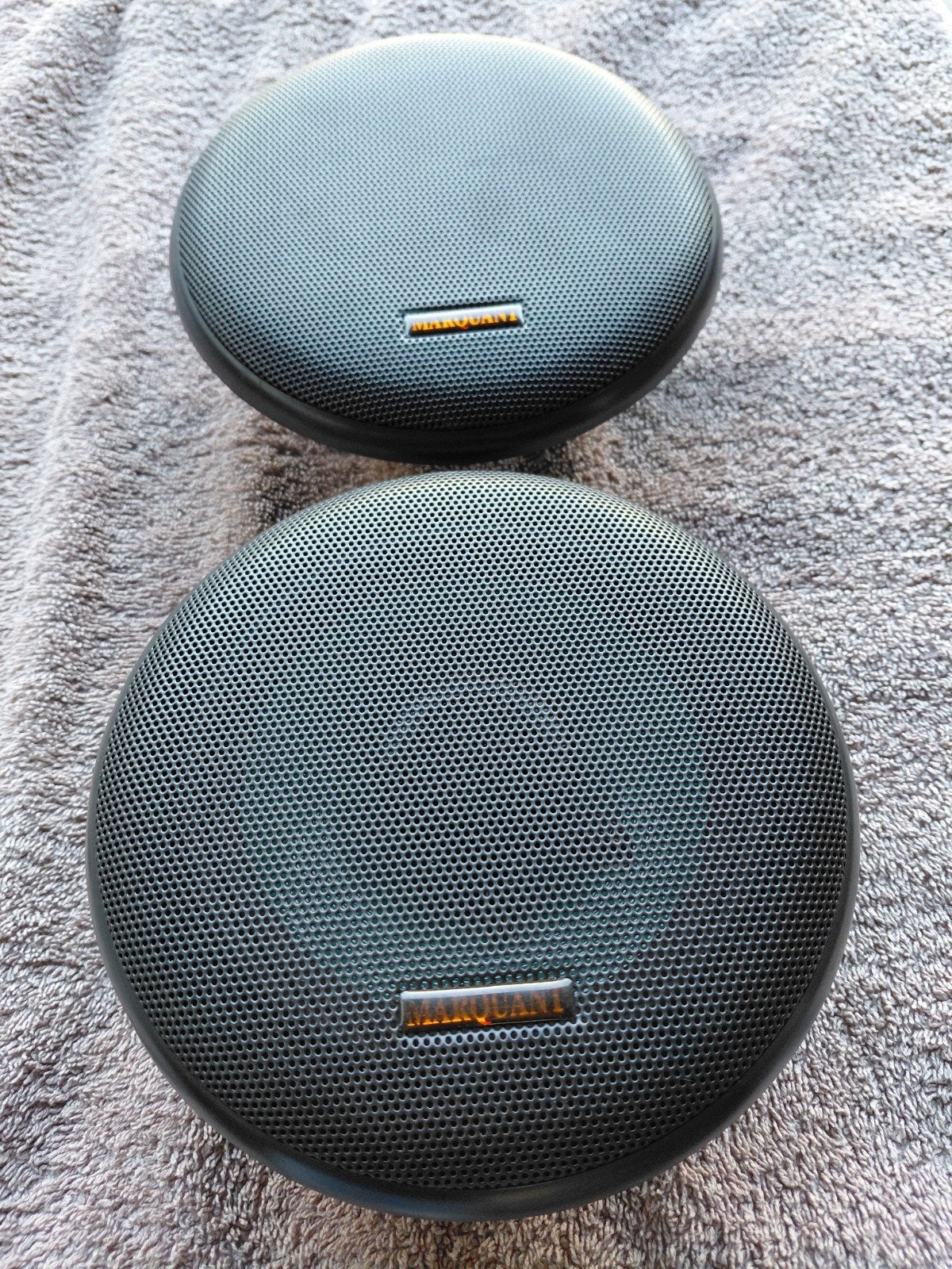 marquant auto speakers zwart, Audio, Tv en Foto, Ophalen, Zo goed als nieuw, Overige merken