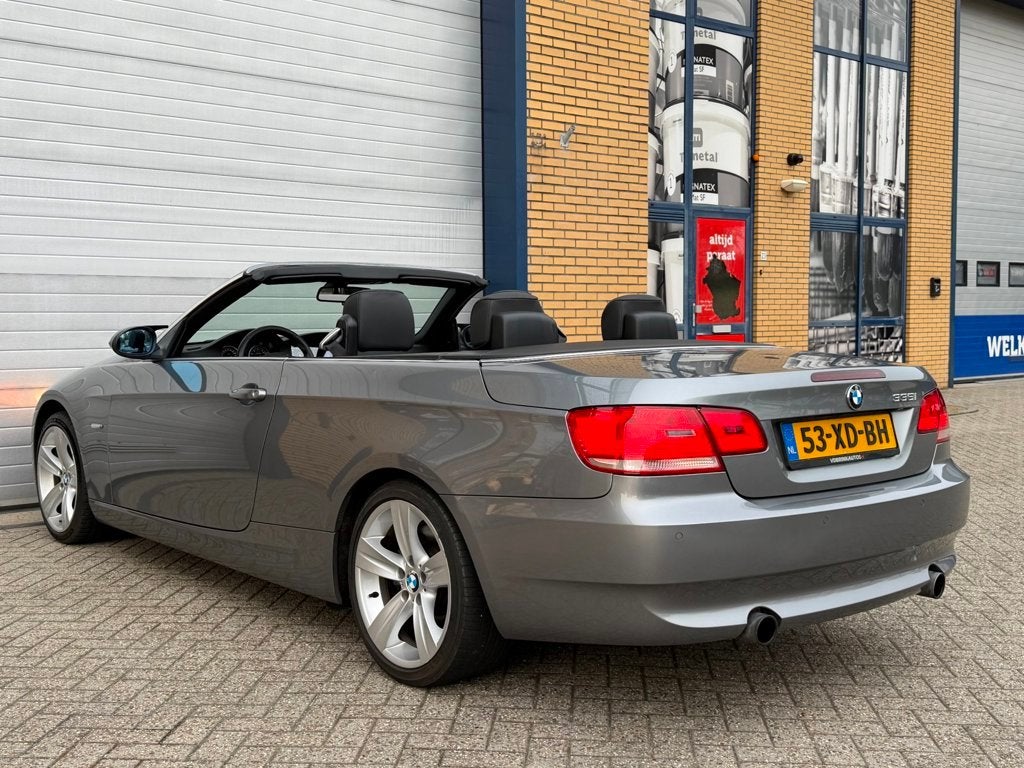 BMW 3-serie Cabrio 335i High Executive, apple carplay, pdc a, Automaat, Achterwielaandrijving, Gebruikt, Zwart