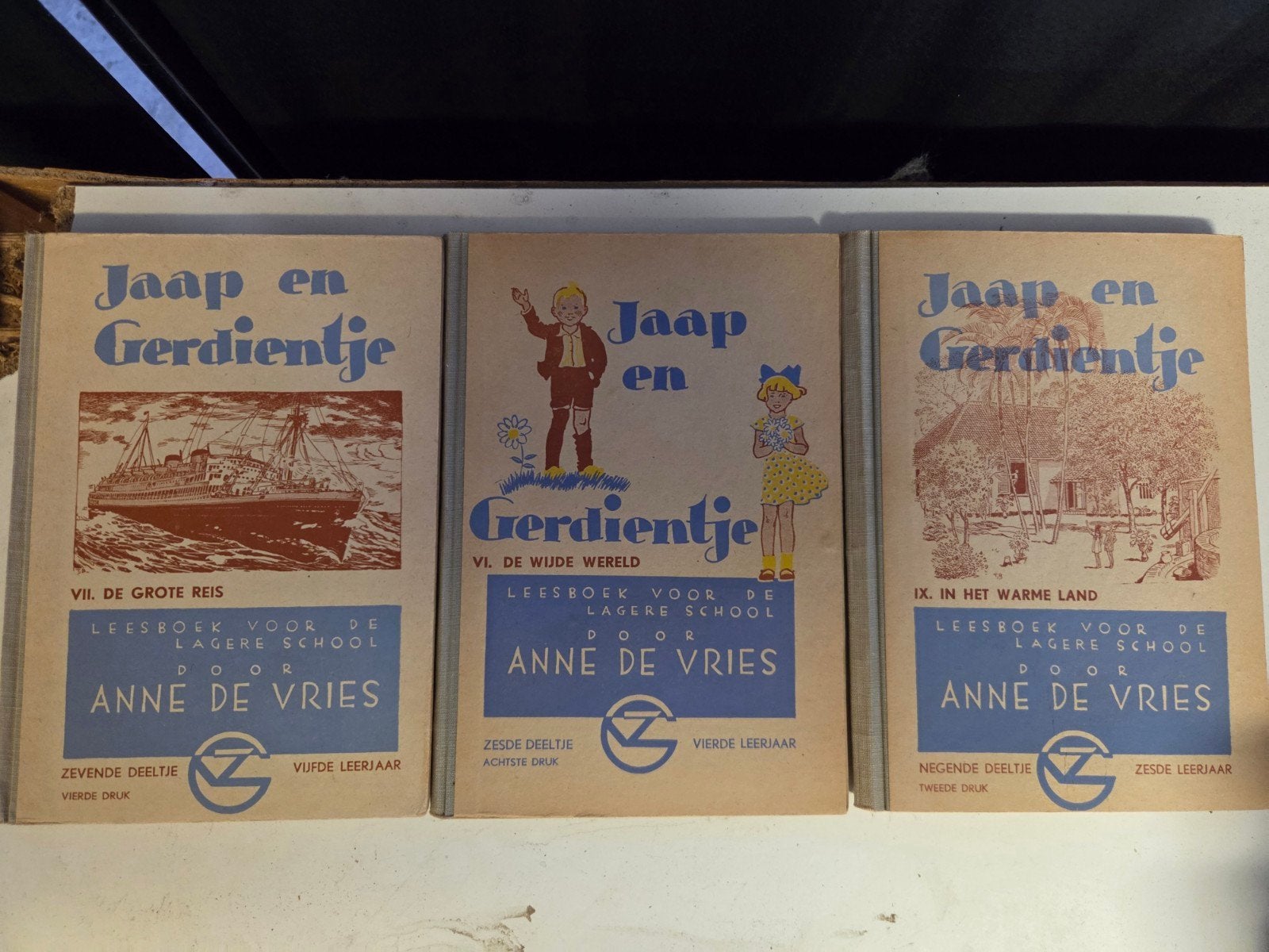 Jaap en Gerdientje prachtige mooie Oude kinderboeken, Postzegels en Munten, Ophalen of Verzenden