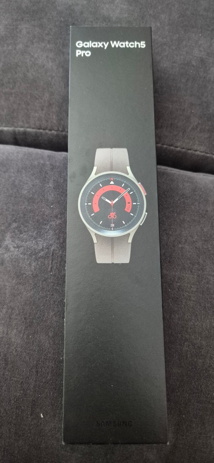 Nieuwe Samsung Galaxy Watch 5 Pro - Ongeopend!, Nieuw, Samsung, Waterdicht, Grijs