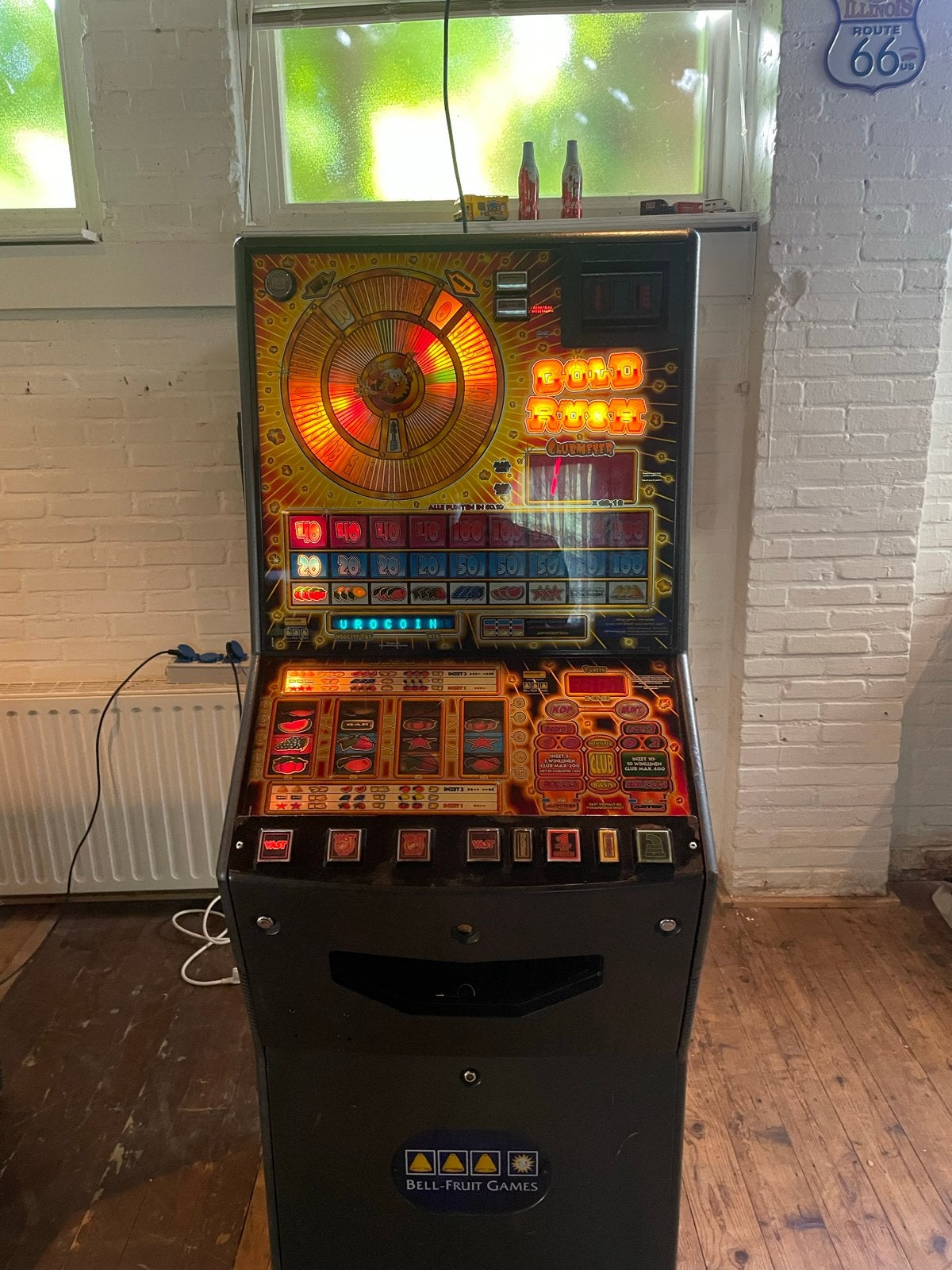 Goldrush gokkast met nieuw moederbord en externe batterij, Euro, Ophalen, Gebruikt, Met sleutels