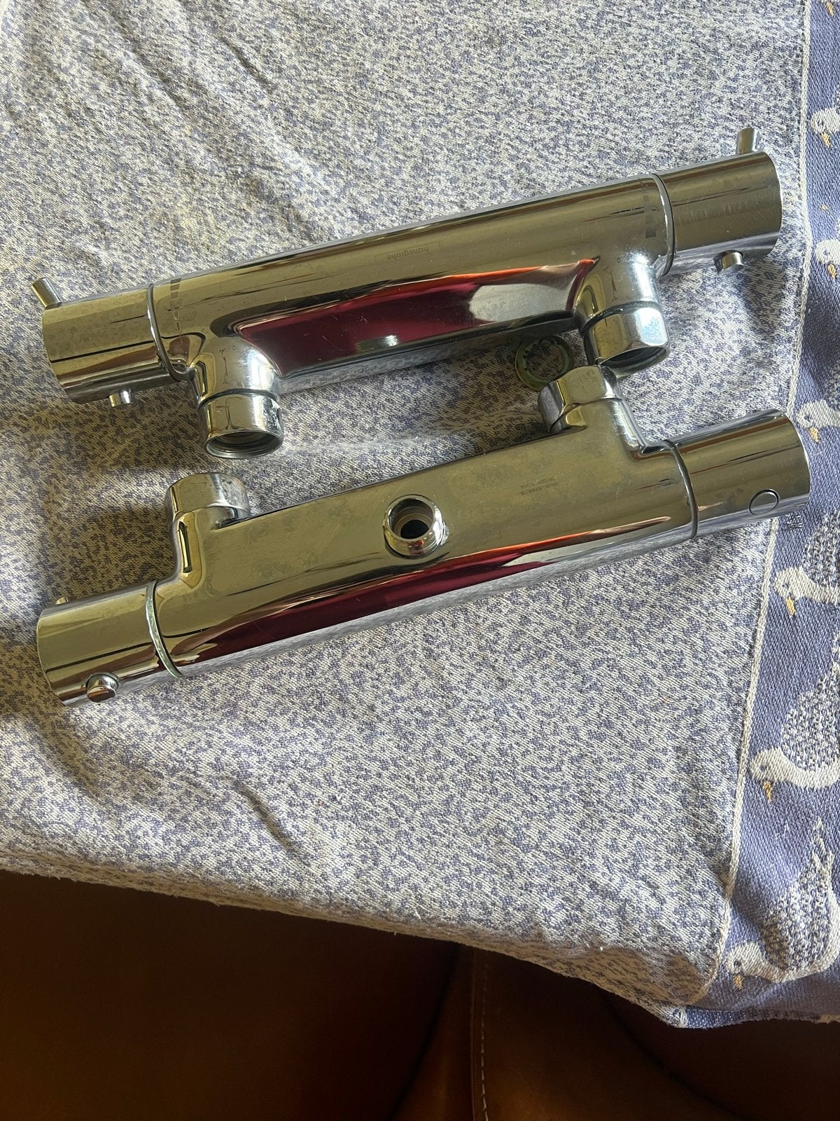 Gebruikte douche kranen met nieuwe s-koppelingen, Ophalen, Gebruikt, Chroom, Kraan
