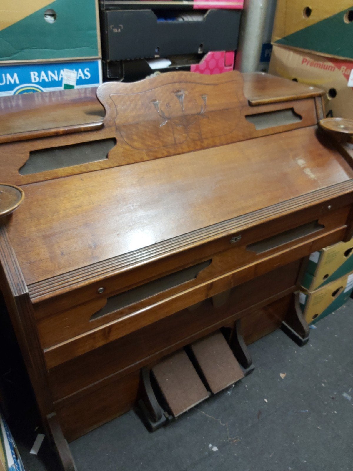 orgel harmonieum orgel decoratie, Ophalen
