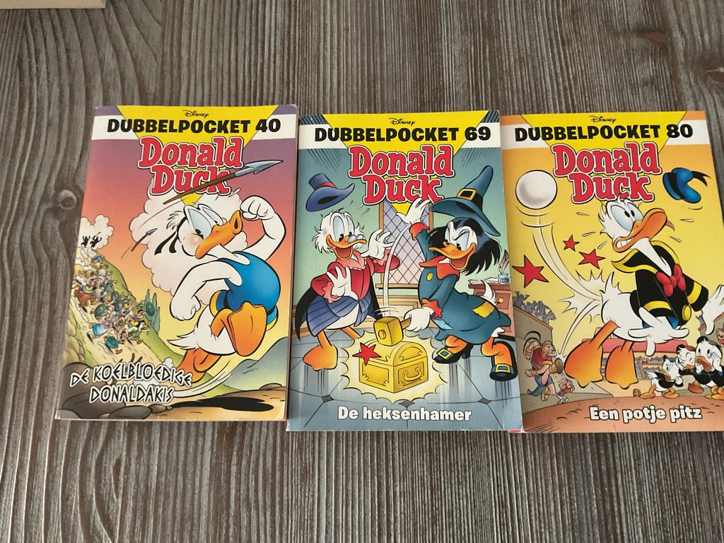 Donald Duck Dubbelpocket 40, 69 en 80 - 3 stuks, Boeken, Strips | Comics, Ophalen of Verzenden, Zo goed als nieuw