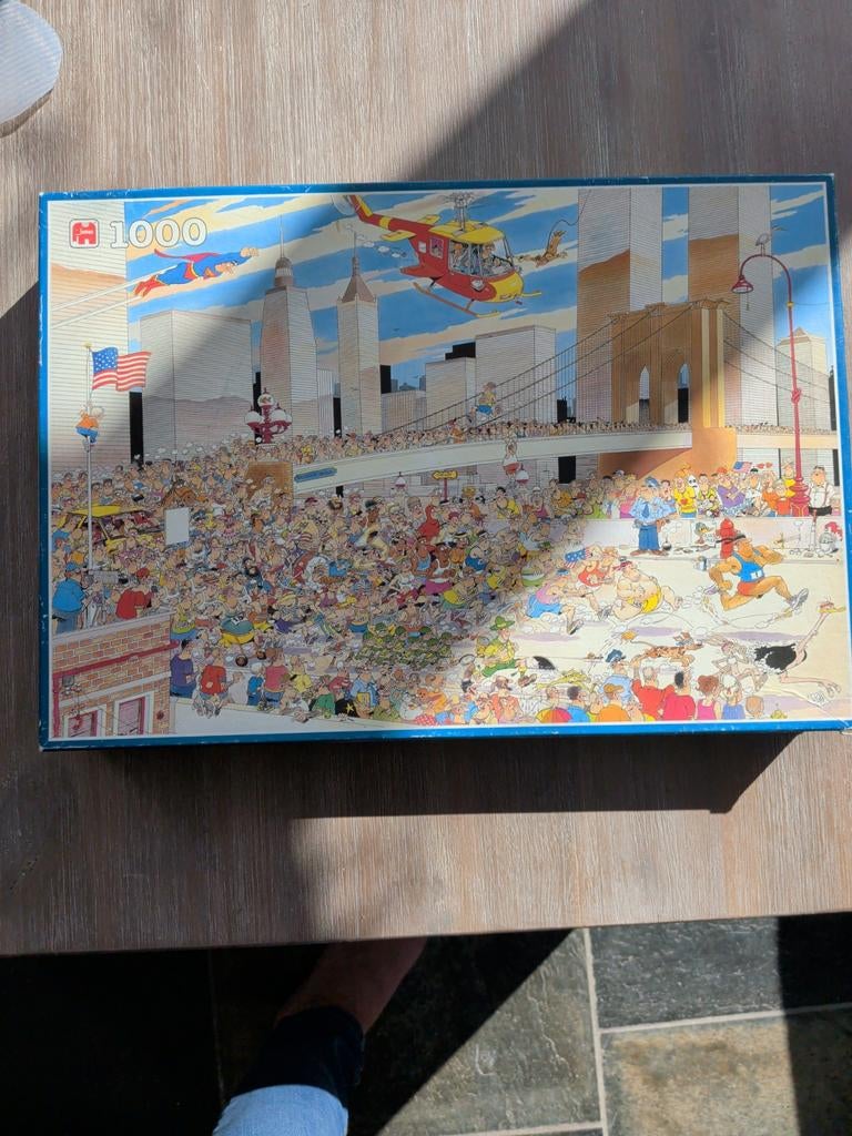 Jan van Haasteren puzzel 1000 stukjes, Hobby en Vrije tijd, Denksport en Puzzels, Ophalen, 500 t/m 1500 stukjes, Zo goed als nieuw