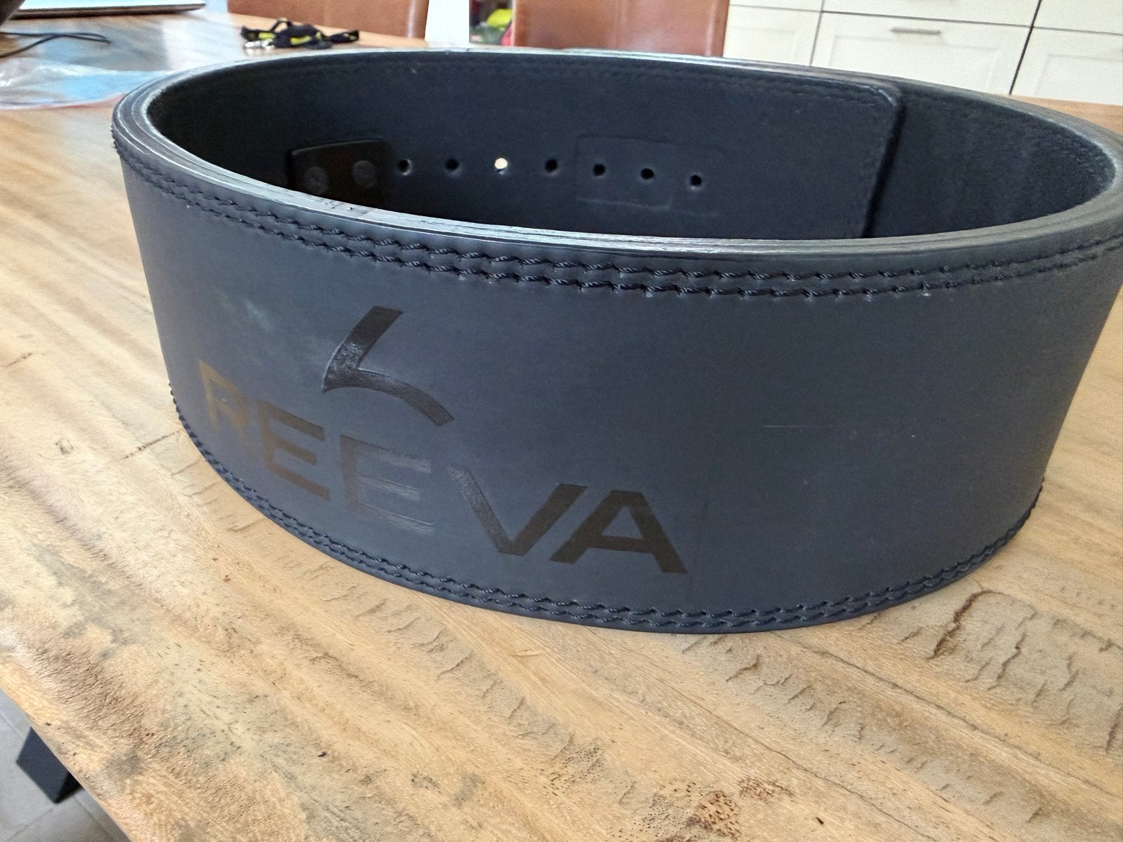 Reeva Powerlifting Lever Belt - Zwart, Ophalen, Zo goed als nieuw, Rug