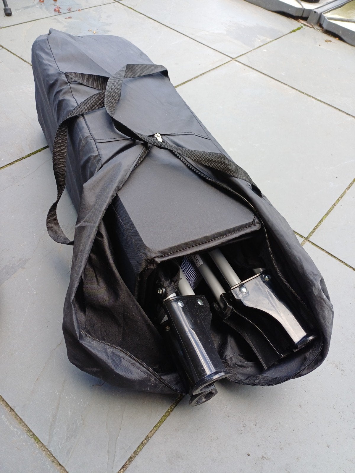 Campingbedje/ box, Ophalen