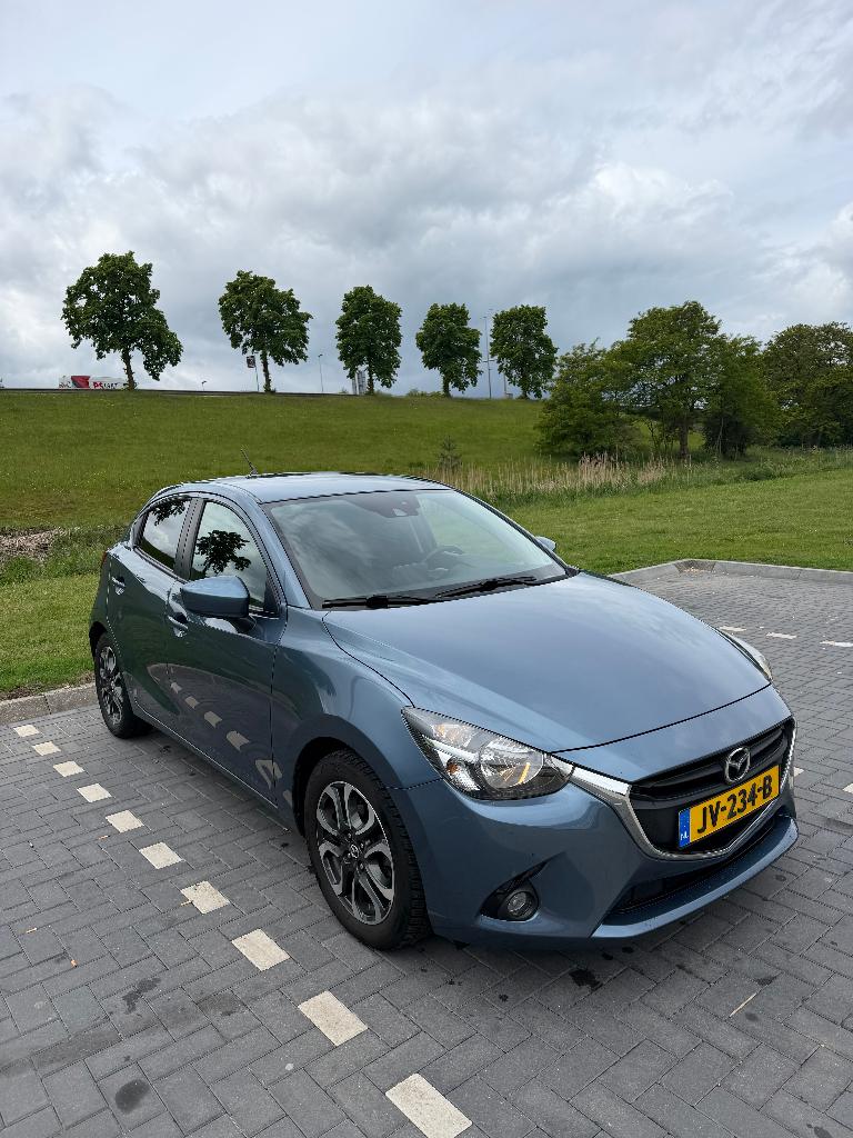 Mazda 2 1.5 66KW 5DRS 2016 Blauw, Auto's, Mazda, Voorwielaandrijving, Stof, 4 cilinders, Blauw