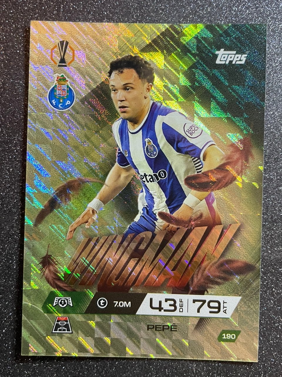 Topps MA EXTRA 25/26    WINGMAN    PEPÊ    FC PORTO, Verzenden, Zo goed als nieuw, Plaatje