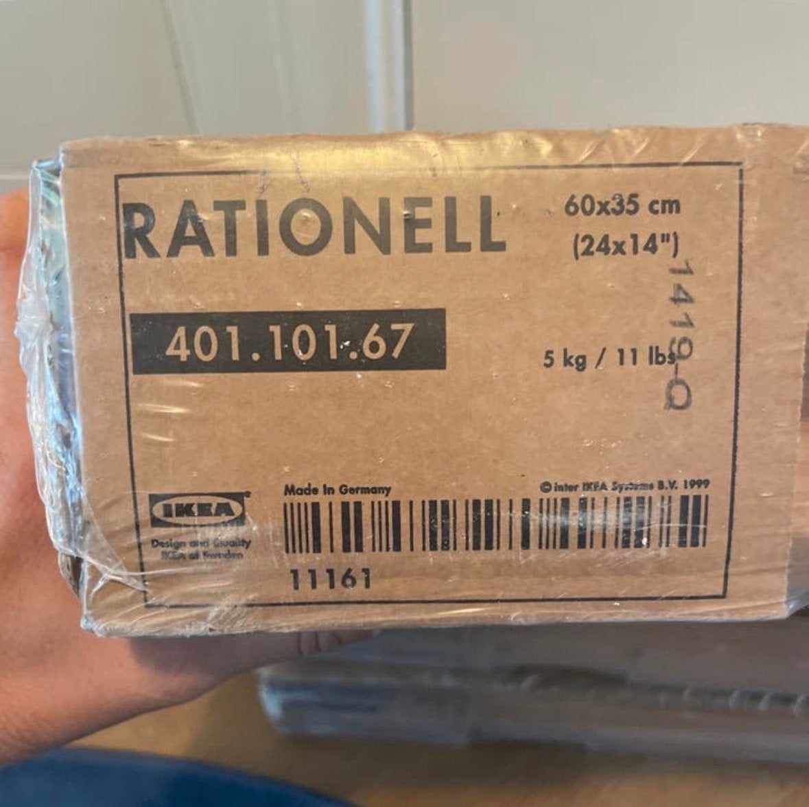 IKEA Rationell lade 60cm - Nieuw in doos - Grijs/wit, Ophalen of Verzenden, Nieuw
