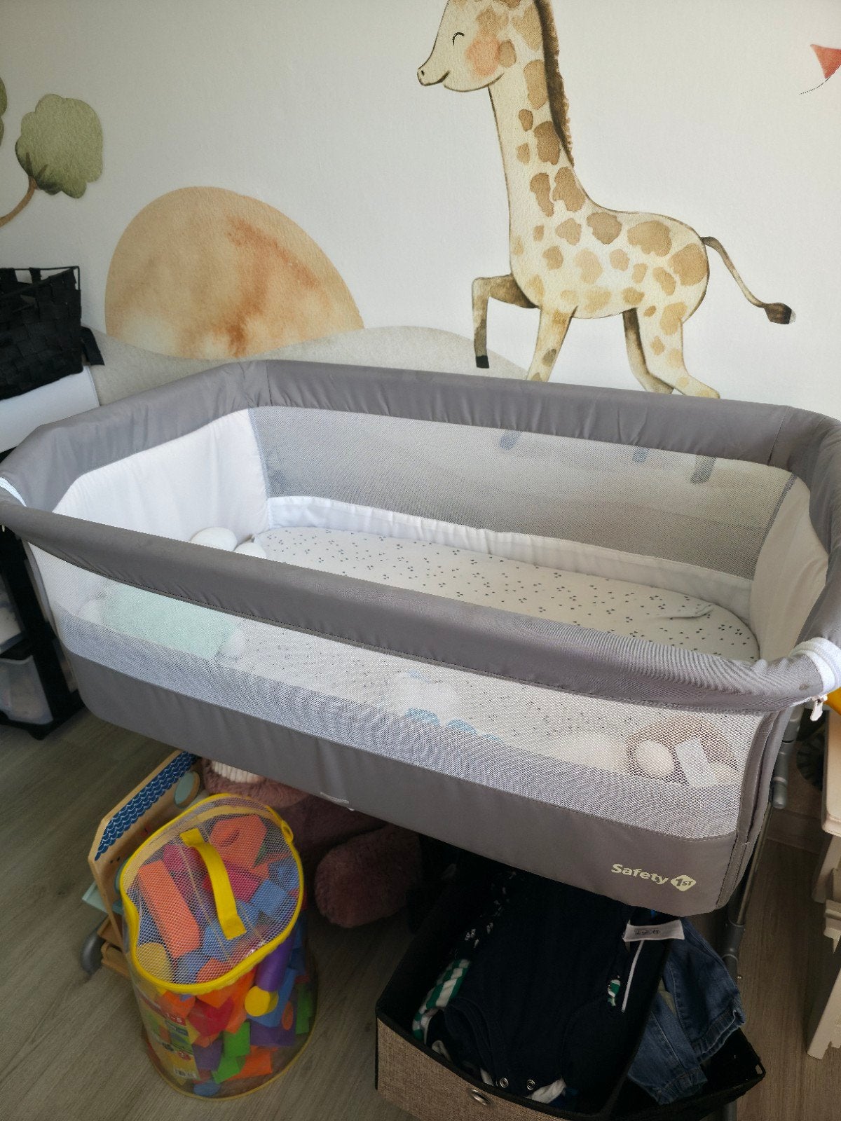 Safety 1st Co-sleeper Wieg - Grijs, Ophalen, Gebruikt, Wieg