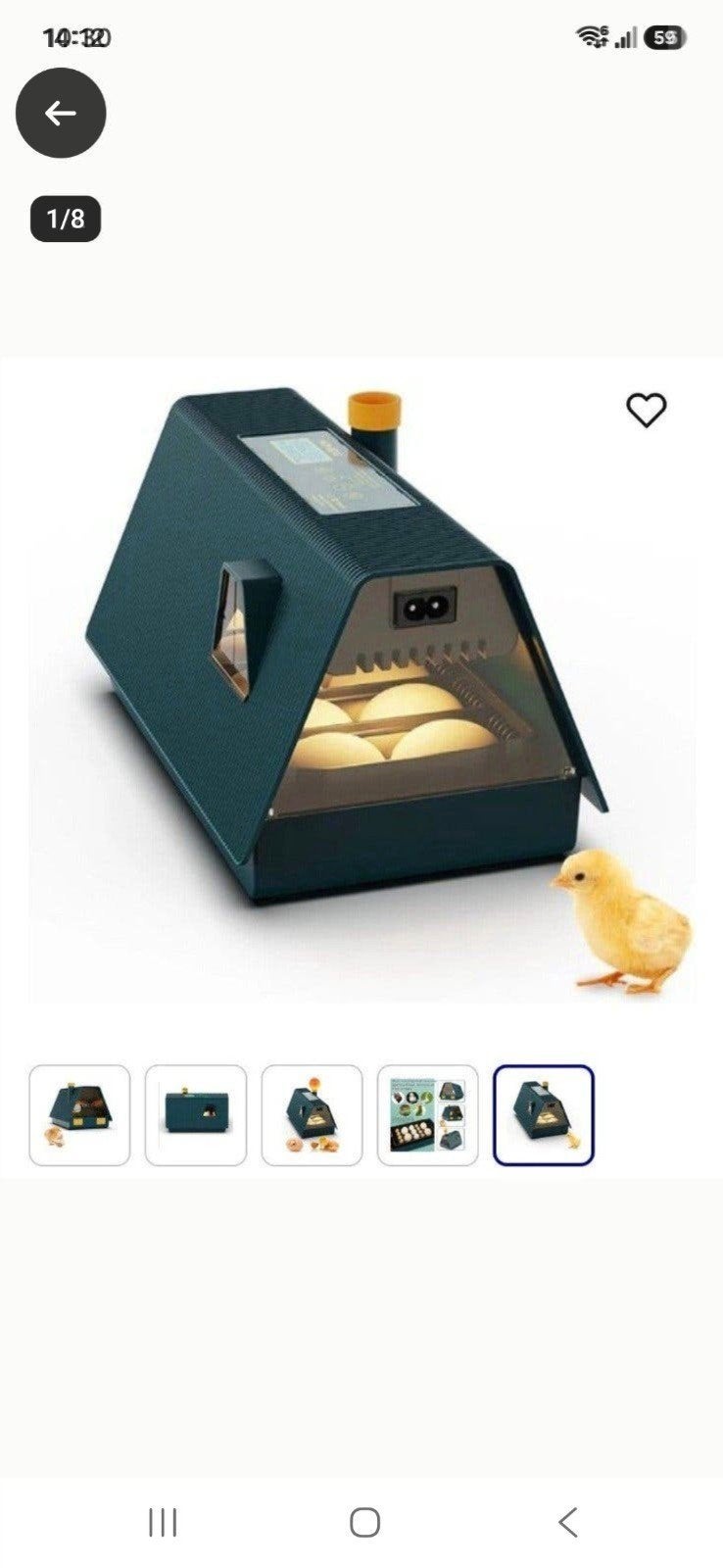 broedmachine, Dieren en Toebehoren, Ophalen of Verzenden, Nieuw, Broedmachine