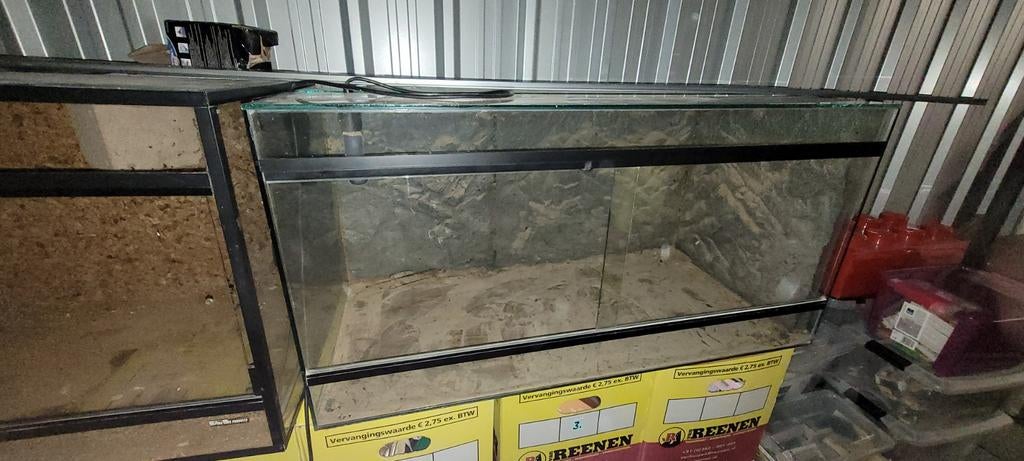 Glazen terrarium 2 x 100x50x50 cm, Ophalen